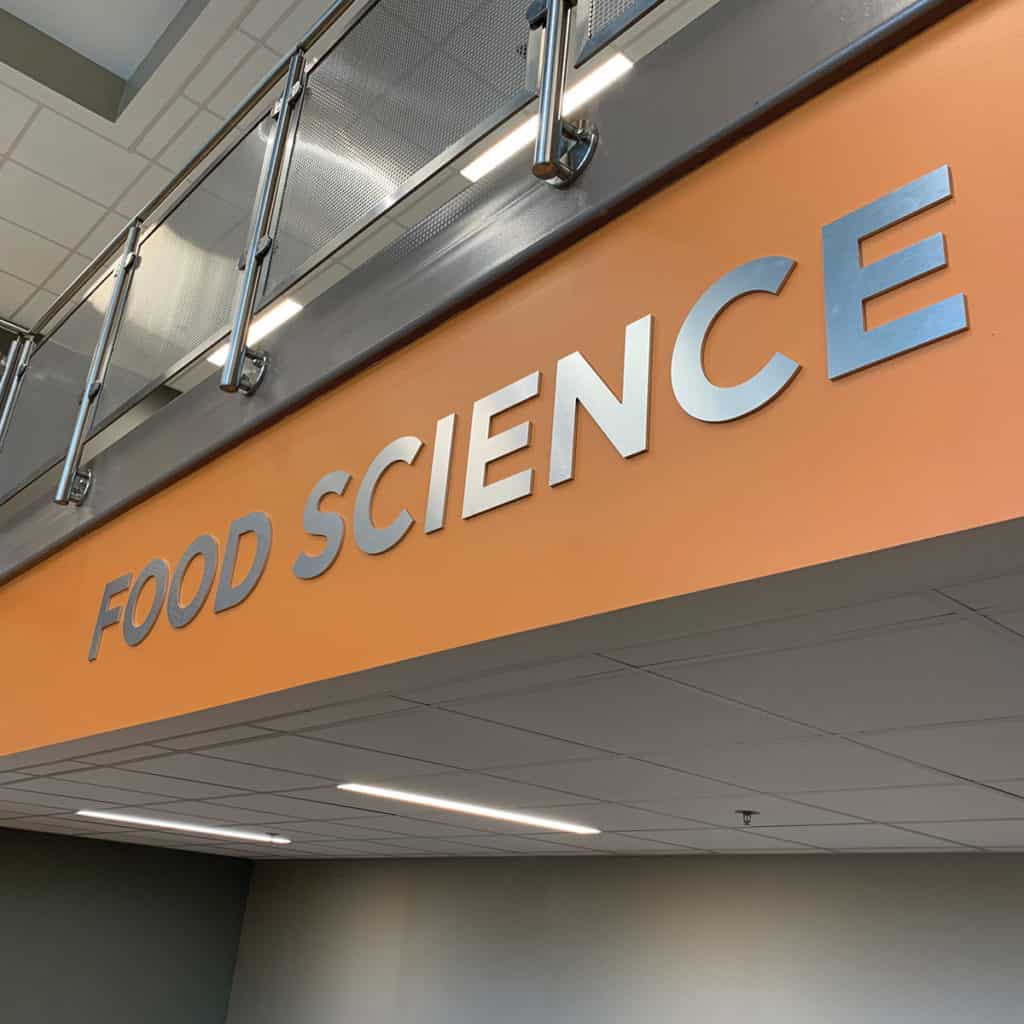Food Science 3D Signage