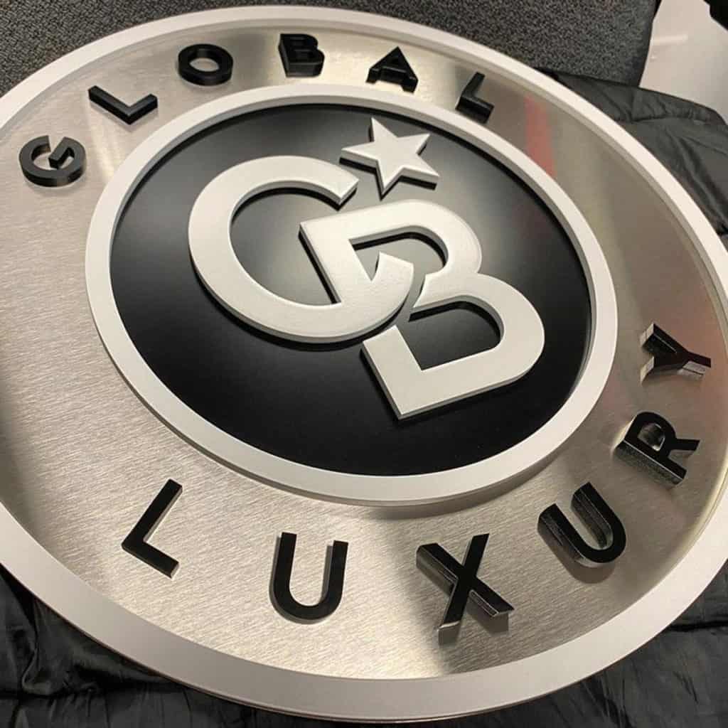 Global Luxury 3D Logo