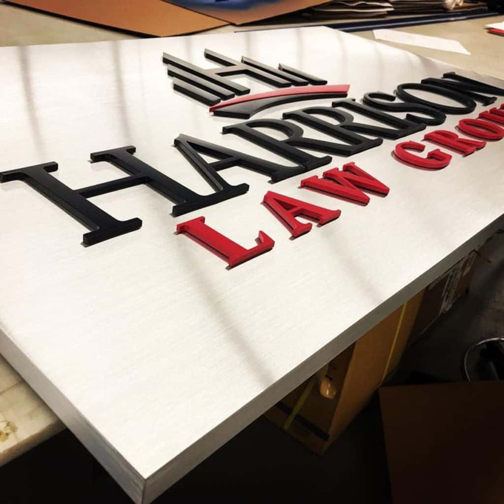 Harrison Law Group 3D Signage