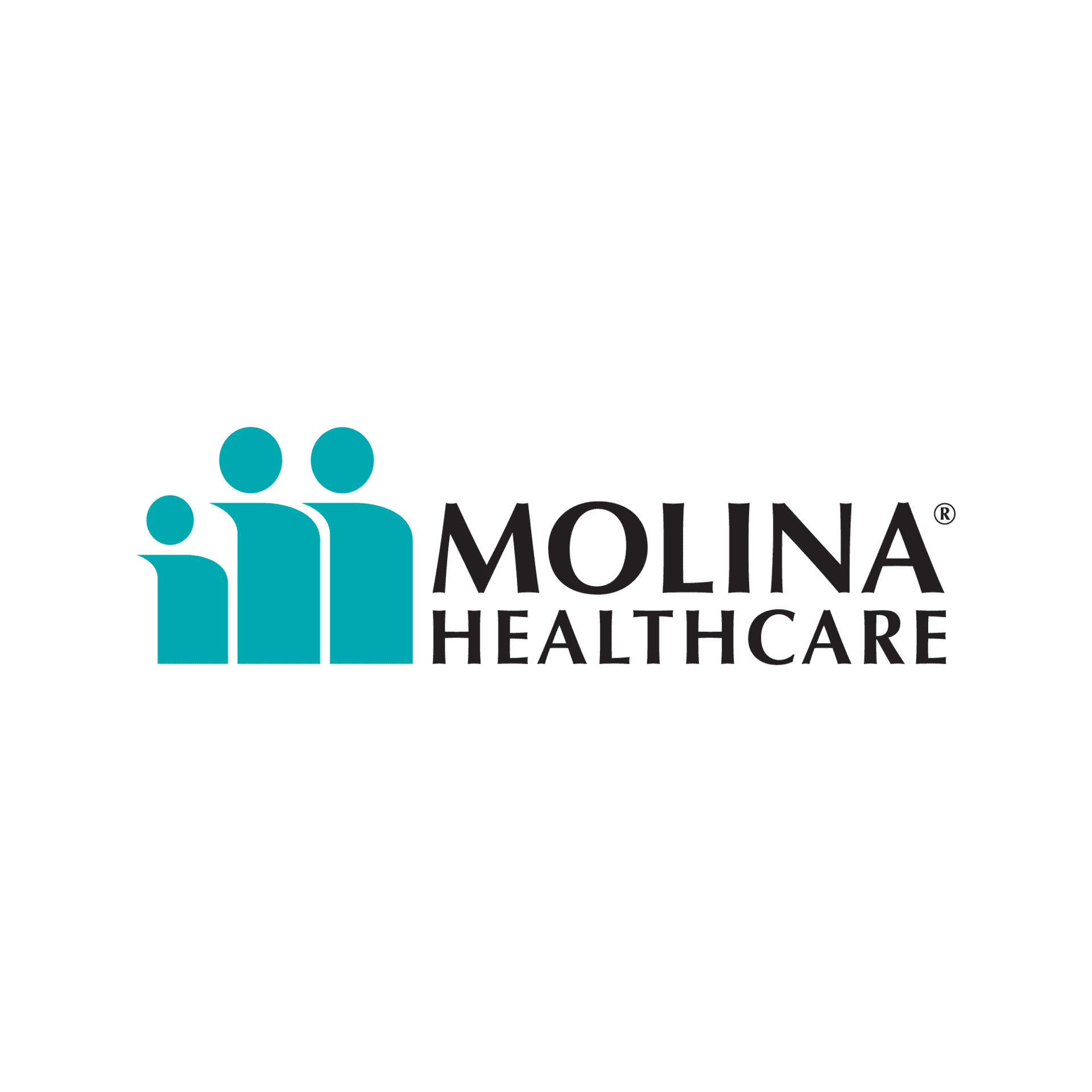 Molina healthcare logo on a white background.