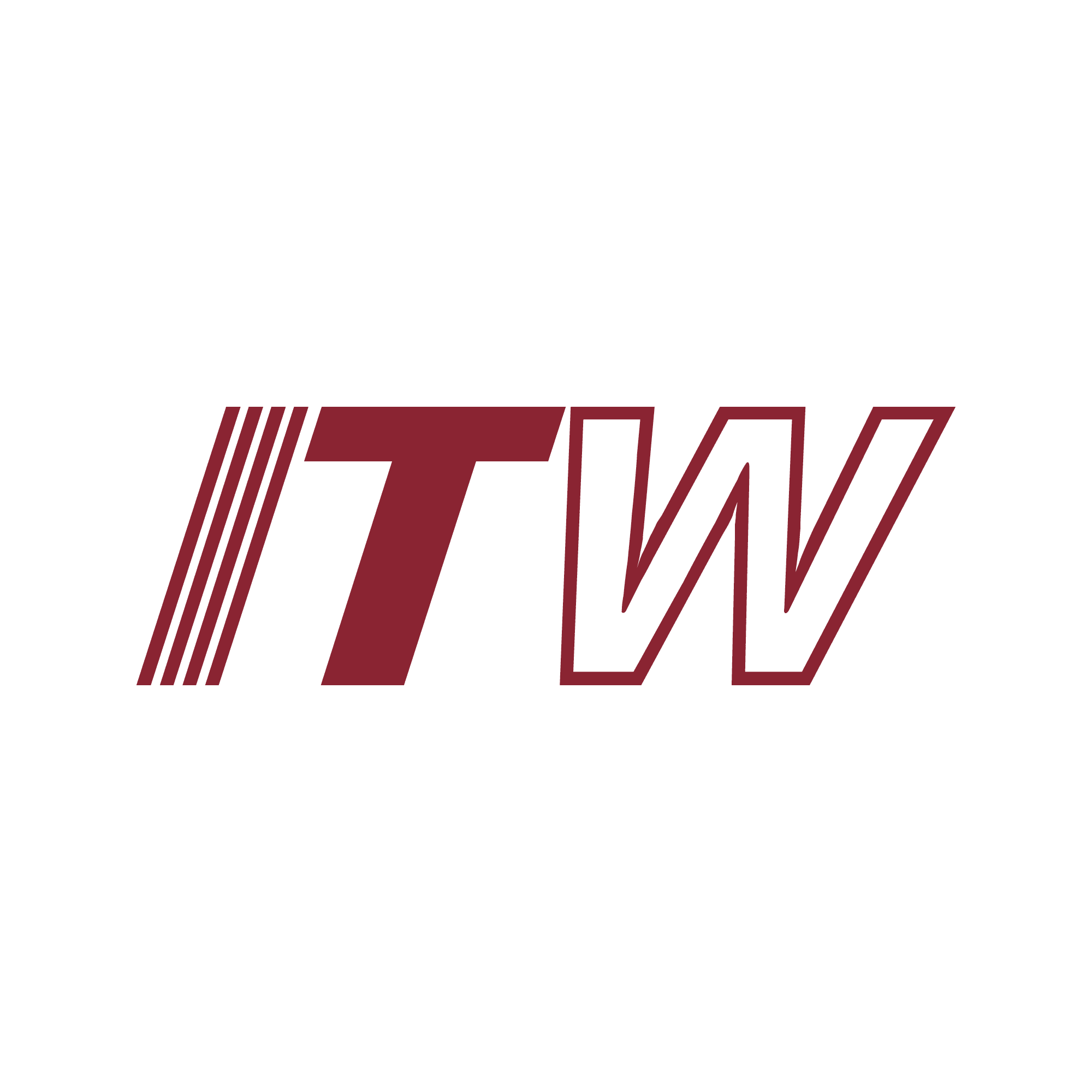 The itw logo on a white background.